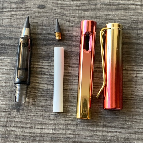 🍒🍒 Infinity Blood Orange & Gold Pencil - Picture 4 of 4